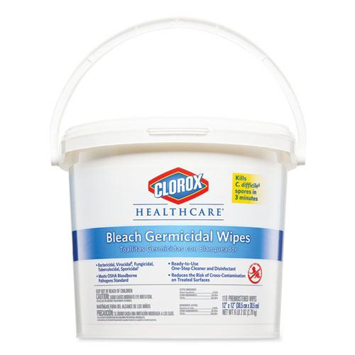 Clorox germicidal wipes 110 wipes per tub case of 2 tubs CLO30358CT