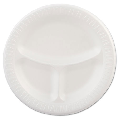 Quiet classic laminated foam dinnerware 9 inch three
