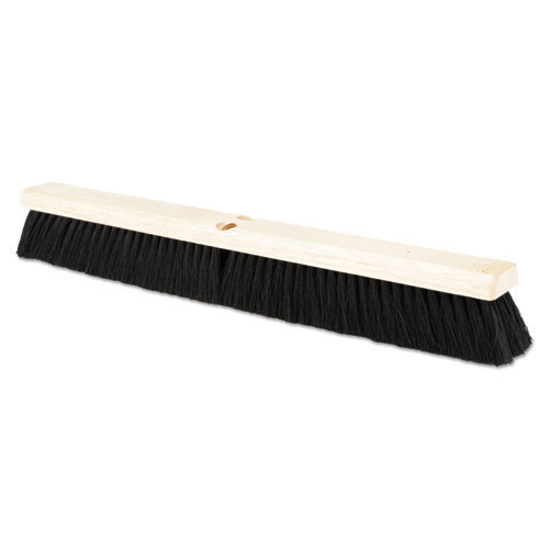 Boardwalk BWK20224 push broom 24 inch hardwood block