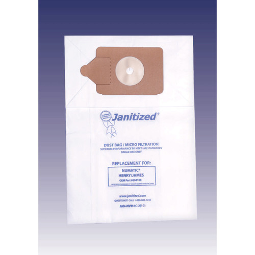 30 vacuum bags replaces 604015 for Numatic Henry
