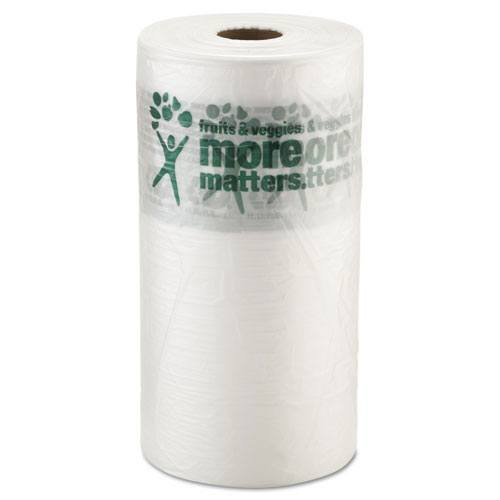 Clear plastic produce bags perforated high density