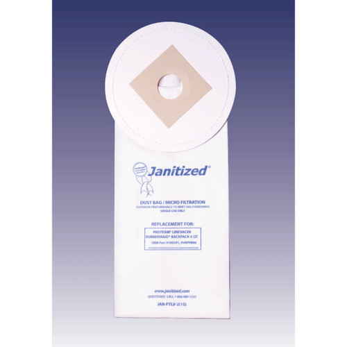 100 ProTeam 100291 vacuum bags for LineVacer Rubbermaid