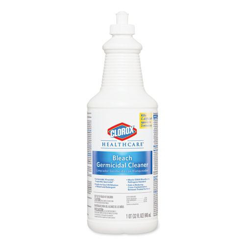 Clorox Hospital cleaner disinfectant with bleach 32 oz pull top bottle