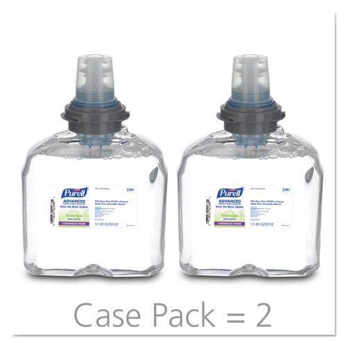 Purell goj539102ct tfx12 1200ml touch free foaming hand
