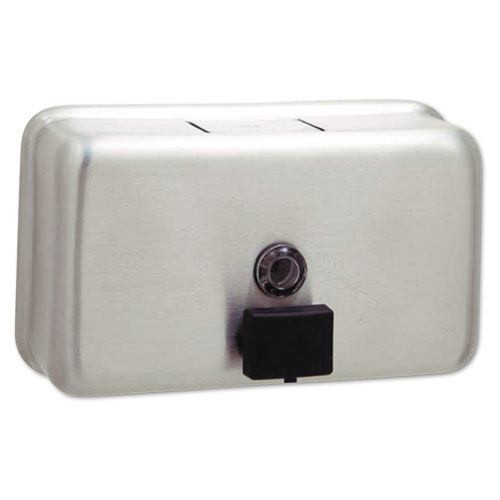 Bobrick BOB2112 stainless steel liquid soap dispenser 40oz
