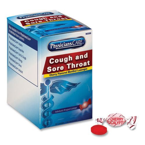 PhysiciansCare ACM90306 cough and sore throat cherry menthol