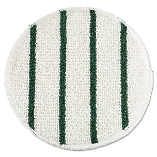 Rubbermaid RCPP269 low profile green stripe carpet bonnet