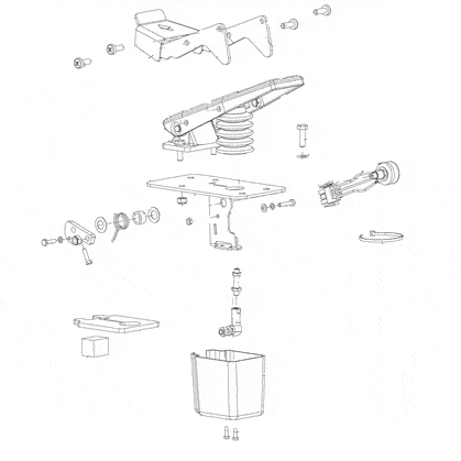 Nilfisk NF1462952000 pedal speed control kit for Clarke