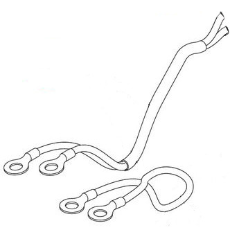 Nilfisk NF9095955000 battery harness for Clarke Viper and