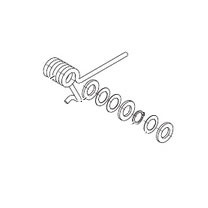 Nilfisk NF9100000566 hardware wheels kit for Clarke Viper