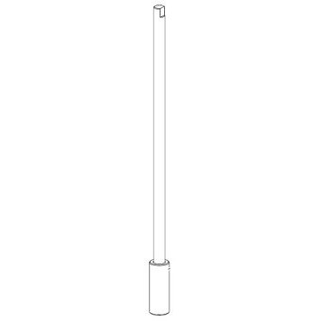Nilfisk NF1463895000 steering shaft for Clarke Viper and
