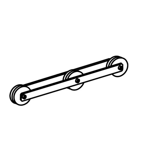 NaceCare NC20551000 guide with wheels complete for DP420 Escalator Base 