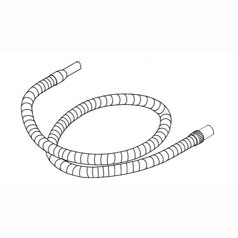 Nilfisk NFVA51060 hose assembly for Clarke Viper and