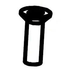 Nilfisk NFVF13512 screw fh m5 x 15 sst for Clarke Viper