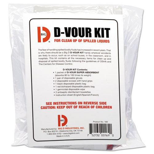 Vomit clean up deodorizer BGD169 Big D D vour kit