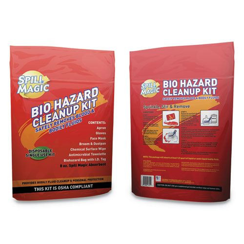 Vomit blood biohazard clean up kit FAOSMBIOHAZARD