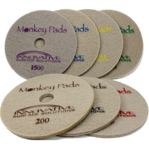 Monkey Diamond Floor Pads 17 inch 7 pad combo
