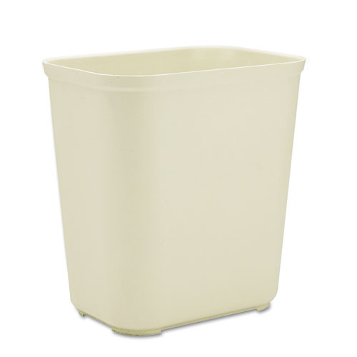 Rubbermaid 2543bei trash can 7 gallon wastebasket fire