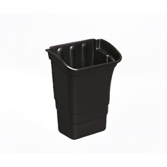 Rubbermaid 335388bla bus cart refuse bin 8 gallon