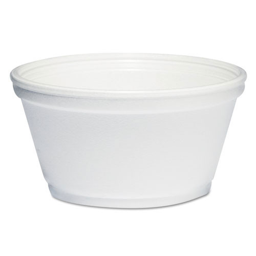 Squat container dart foam 8 oz extra squat
