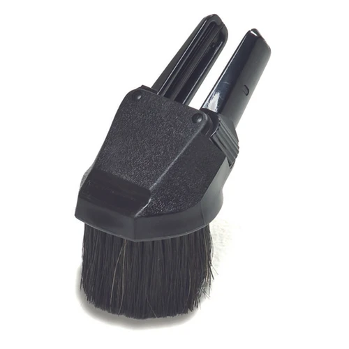 Combination Round Dust Brush Upholstery Tool Black 1.25 in Fitting