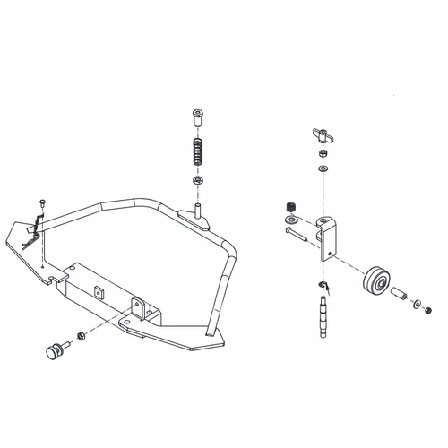 Betco E2022700 Squeegee Yoke Assembly