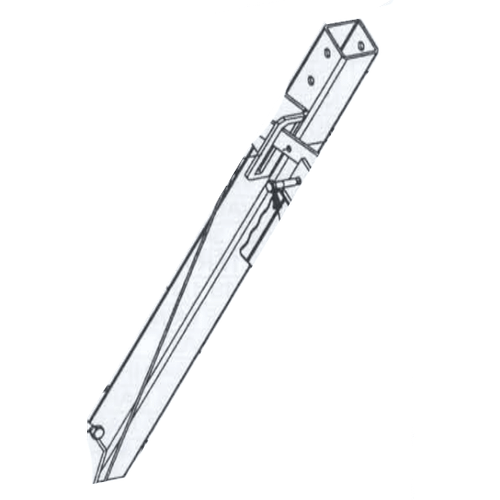 Betco E8769700 Lower Control Post Weldment