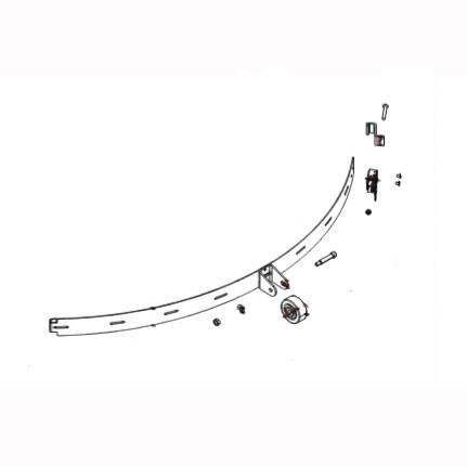 Nilfisk NFVF81233A backup strip kit rear squeegee for
