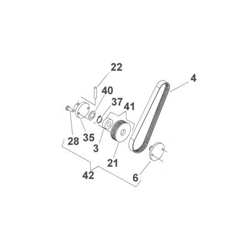Betco E8752800 Brush Driver Assembly for FP8 Fiber Pro 8