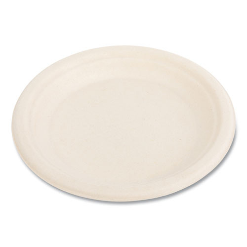 BWKPLATEWF6NPFA Bagasse PFAS Free Dinnerware Plate
