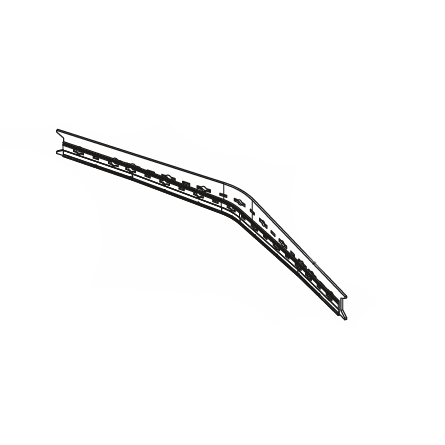 Betco E2226100 Squeegee Blade Kit Poly 36.5 inch for Stealth DRS 26 32