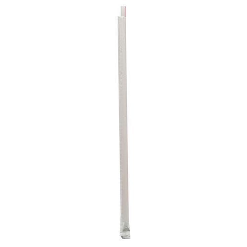 Wrapped Giant Straws in paper
