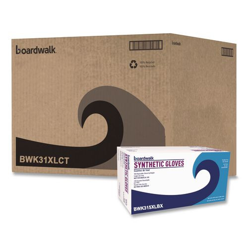 Boardwalk BWK315XLCT Powder-Free Synthetic Vinyl Gloves
