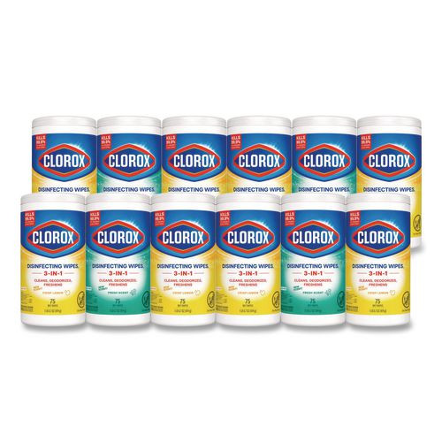 Clorox CLO30208 Disinfecting Wipes Bleach Free Cleaning Wipes case