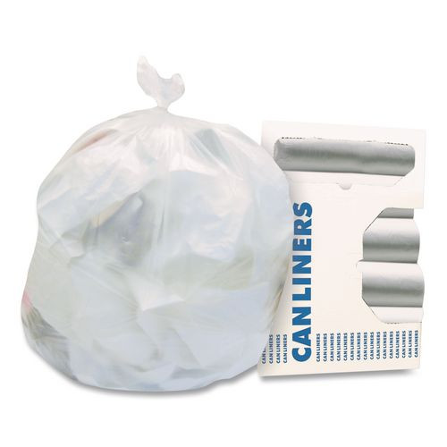 Boardwalk BWK24248N High Density Waste Can Liners bag and box