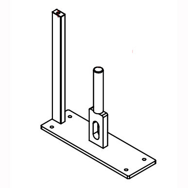 Nilfisk NFVF83113A bracket spring mount for Clarke Viper