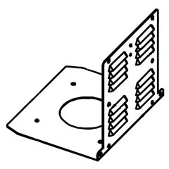 Nilfisk NFVV68107 baffle rear panel for Clarke Viper