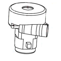 Nilfisk NFZD63000A vac motor 3 stage 120v for