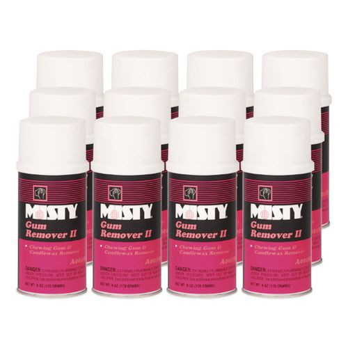 Misty chewing gum remover Ii aerosol 6oz can