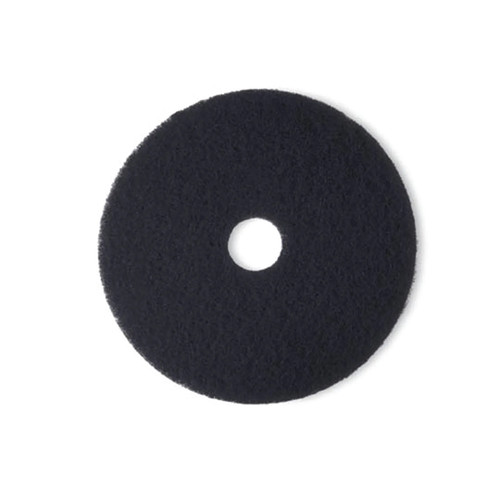 3M 7300 High Productivity black strip floor pads 20 inch
