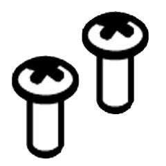 ProTeam 104505 4mm x 9.5mm phillips screw pack of 2