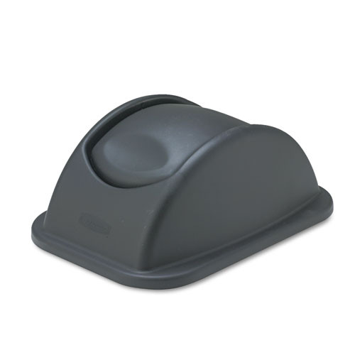 Rubbermaid 3066bla trash can lid Untouchable swing top