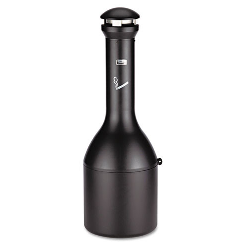 Rubbermaid 9w33bla cigarette receptacle infinity traditional