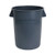 Boardwalk BWK32GLWRGRA trash can 32 gallon round