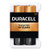 Duracell Coppertop alkaline batteries D size pack of