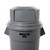 Rubbermaid Brute RCP263788GY 32 Gallon Gray Dome Lid