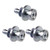 Metal lugs for attaching brushes or pad holders