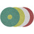 Twister Diamond Pads 5 inch 4 pad combo for polishing stone
