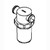 Nilfisk NF56412173 solution filter for Clarke Viper and