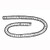 Nilfisk NF30549A hose accessory cm30 vac for Clarke